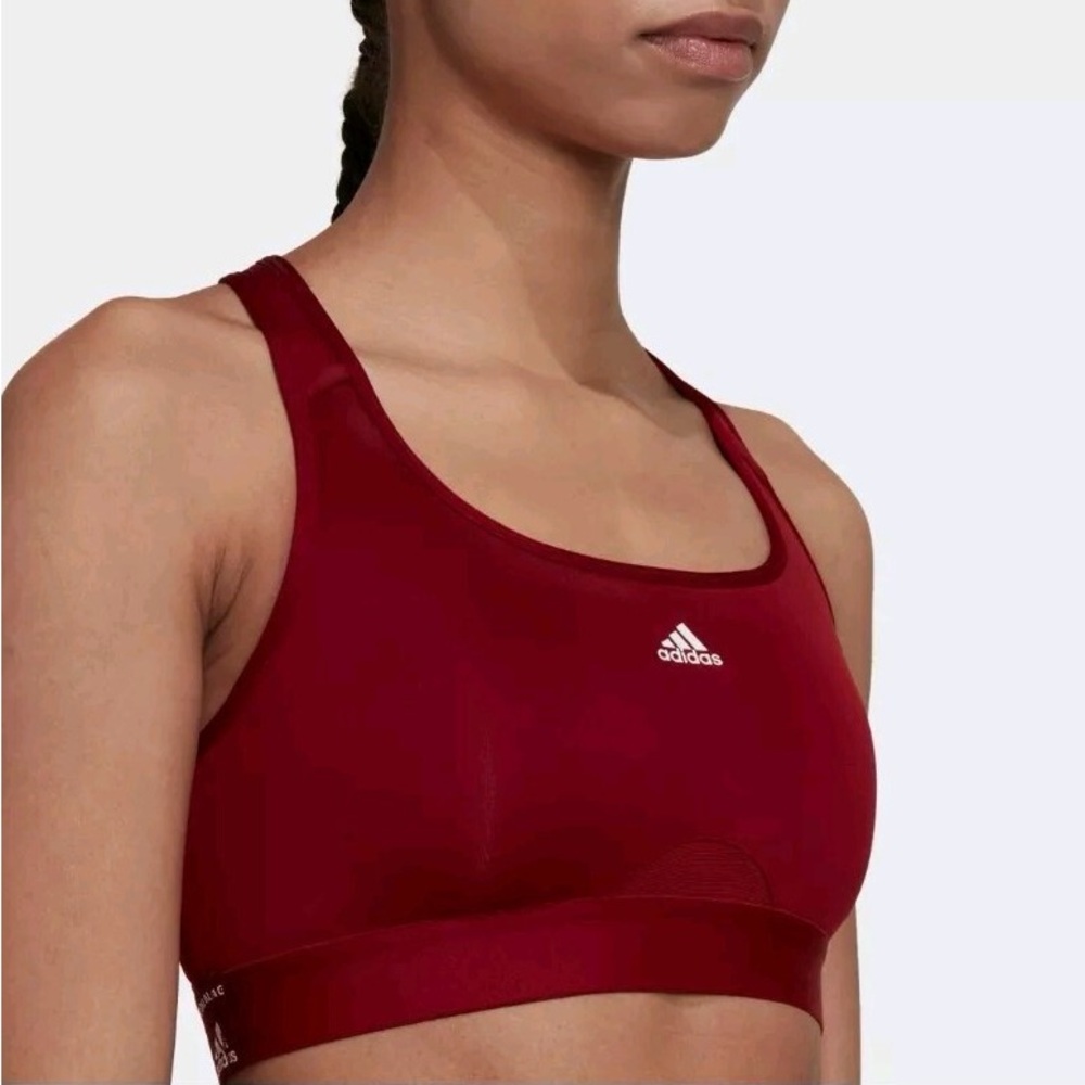 Adidas Women's Burgundy Sports Bra